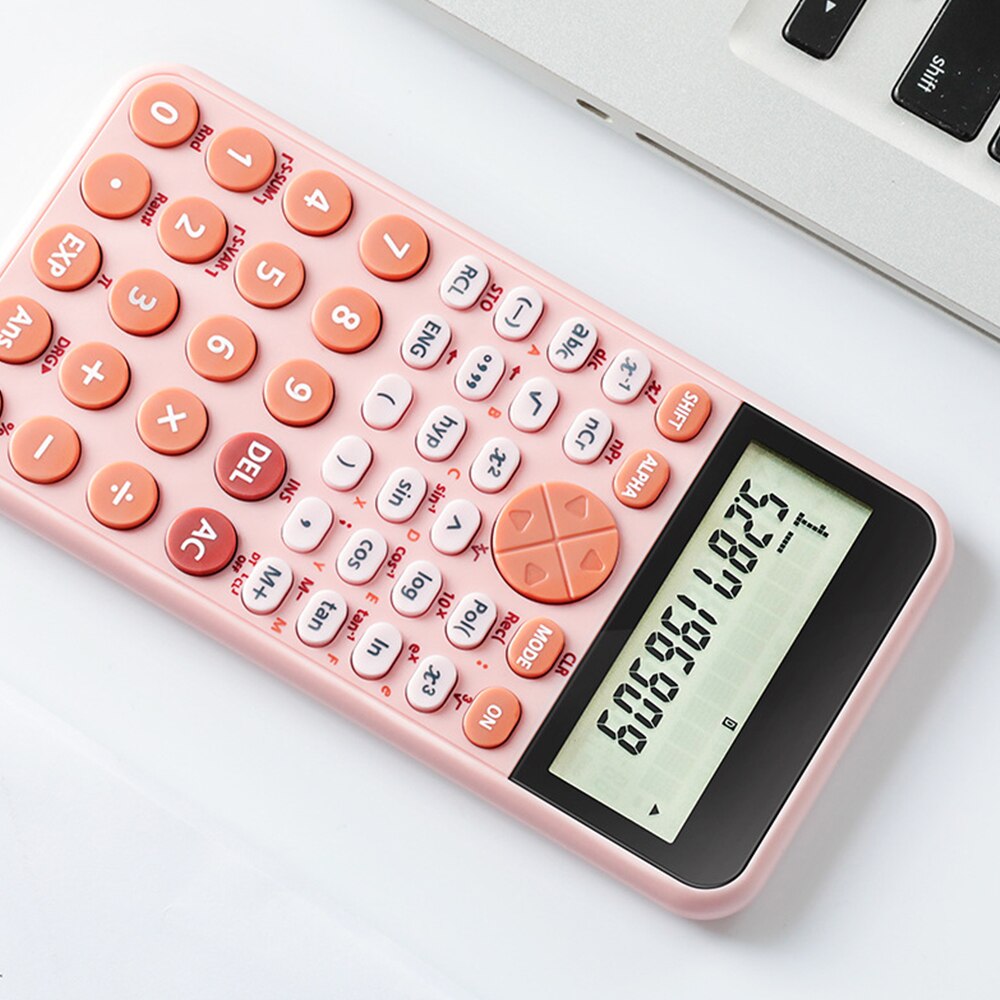 Portable Multi-functional Scientific Calculator with 2 Line Display 240 Functions Mathematics Calculating Tool