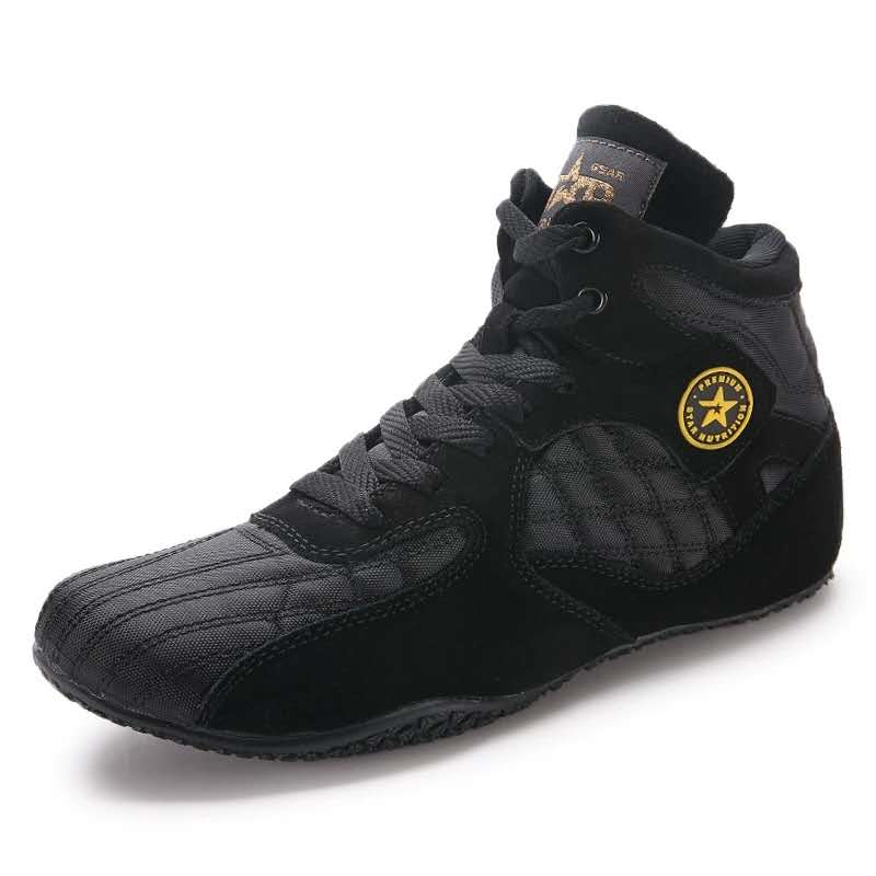 Men Boxing Wrestling Fighting Shoes Male Comfortable Supporting Training Boxing Fighting Boots Sport Sneakers: 6.5