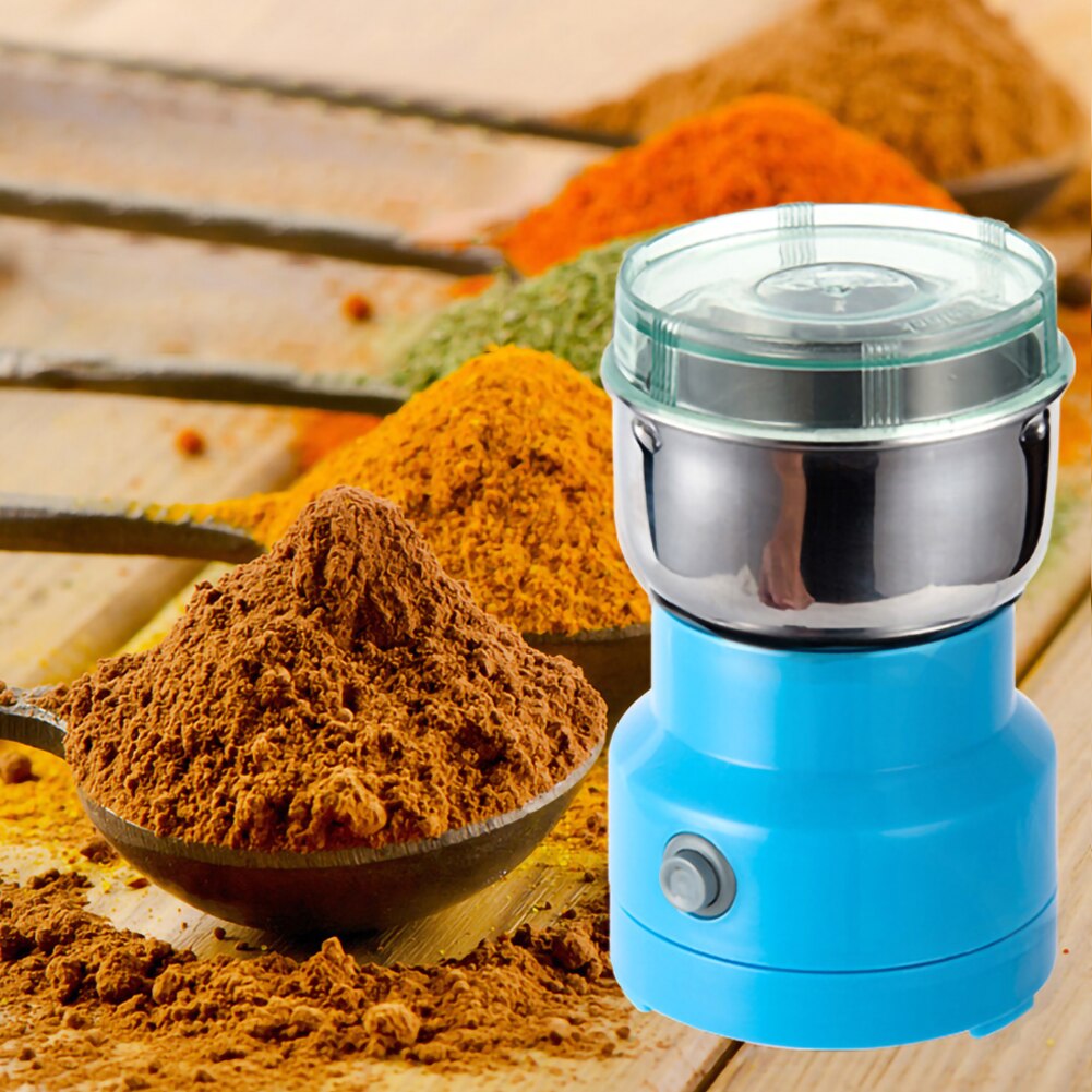 Household Mini Electric Small-scale Processor Grinder Grain Grinder Chinese Kitchen Tools Medicinal Material Rock Sugar Mill