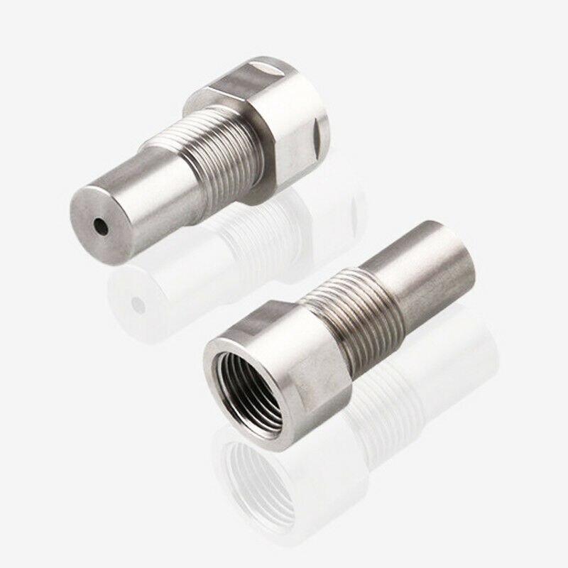 Stainless Steel Oxygen Sensor Remove Fault O2 Oxygen Sensor Extension Spacer For Universal Car: Default Title