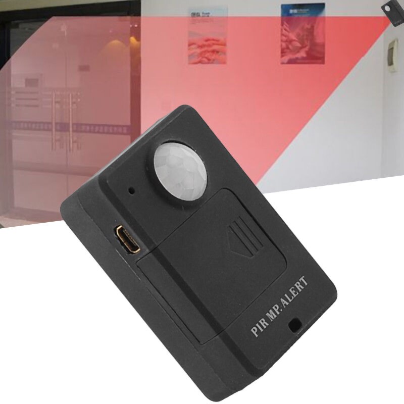 Mini Pir Motion Sensor Draadloze Infrarood Gsm Alarm Monitor Motion Detector Detectie Thuis Anti-Diefstal Systeem Eu Plug Plug