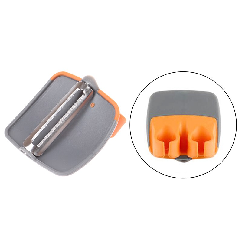 Fruit Peeler Double Finger Blade Slicer Grater Vegetable Parer Cutter Cucumber Potato Tomato Zester Kitchen Tools: orange