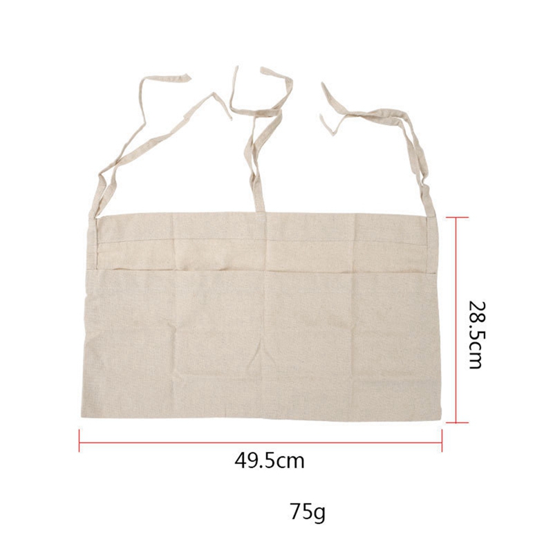 FBIL-Baby Bed Hanging Storage Bags Cotton Crib Organizer Toy Diaper Pocket For Crib Bedding Set Accessories Storage Bag