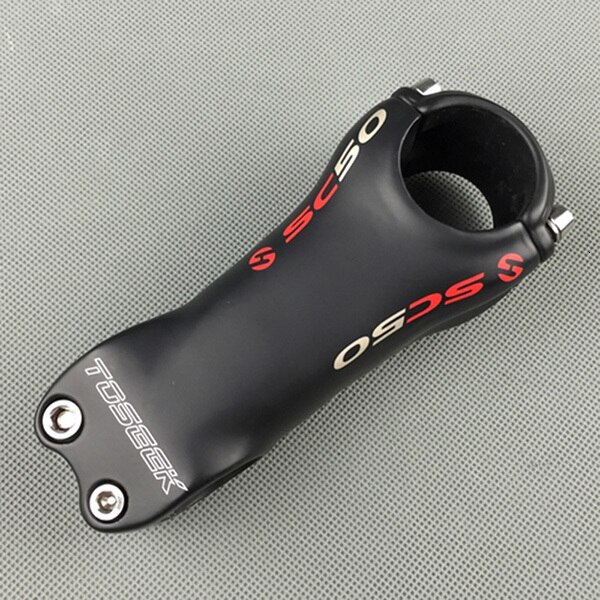 TOSEEK SC50 Full Carbon Fiber Bike Stem Mountain Road Bicycle Stems 6/17 Degree 31.8*70/80/90/100/110/120/130mm Bike Parts: 17 Degrees 70mm