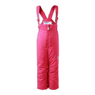 winter girls snow pants moomin windproof overall Cotton Geometric Loose Zipper Fly Red waterproof overall winter pant: Pink / 9T