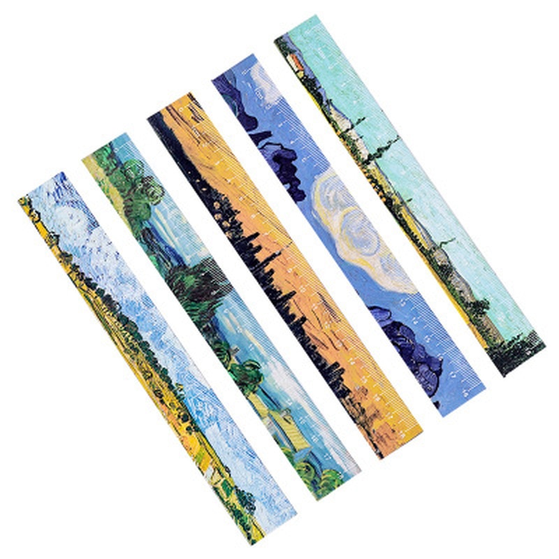 Painting Ruler Stationery Magnetic Cute Ruler Student Set of Drafting Rules Stationery Rules Kawaii School Supplies