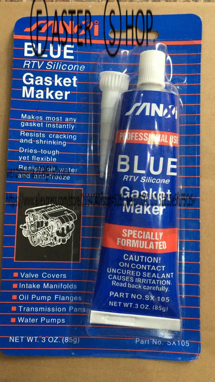 5pcs JO105B-81158 Blue RTV Silicone Adhesive Sealant Gasket Maker Silicone 85g