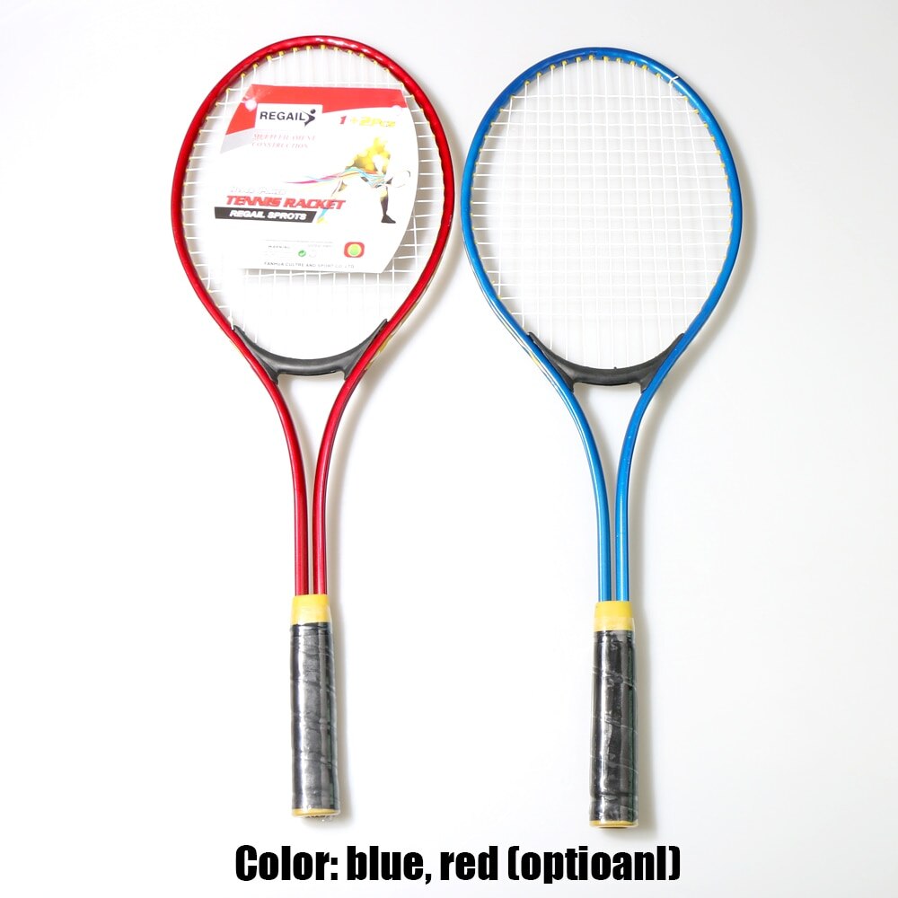 REGAIL 2pcs/set Teenager's Tennis Racket Chindren For Training Tennis Fine Material Tennis String with Training Ball