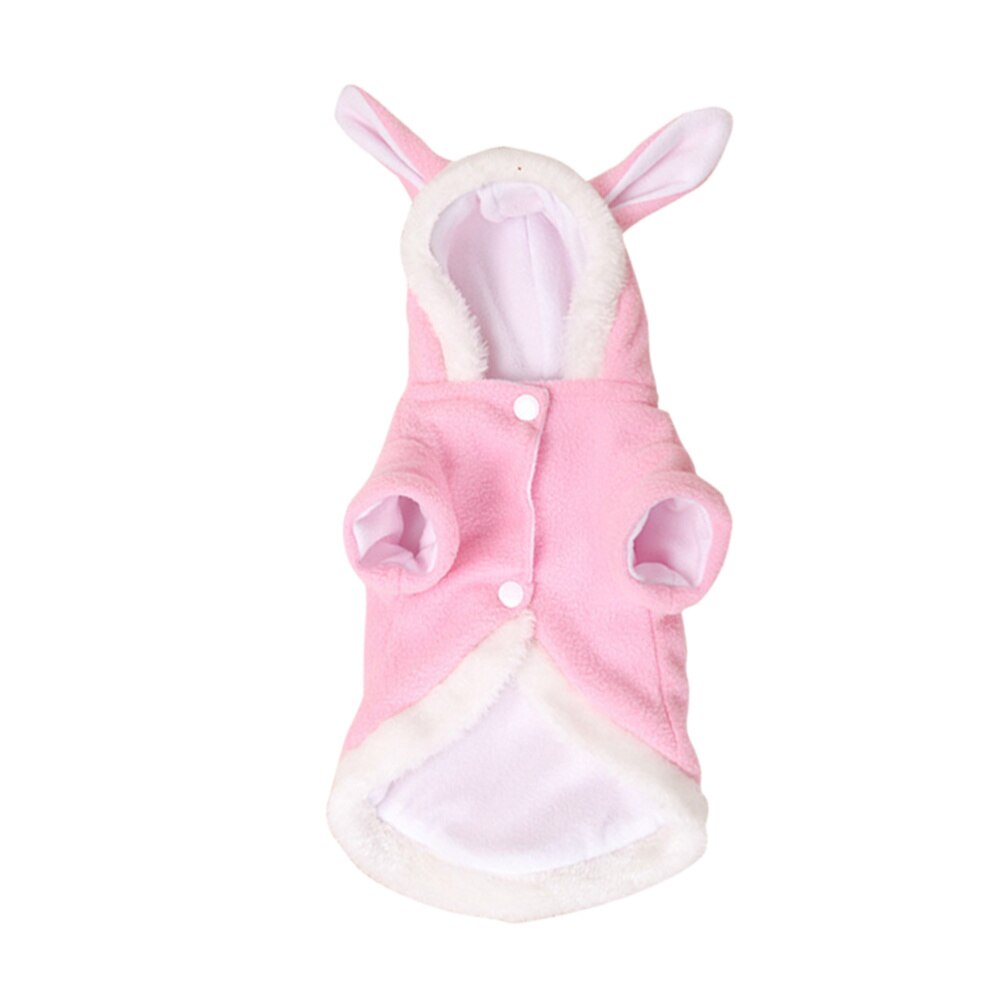 1PC Lovely Warm Pet Rabbit Outfit Cats Clothes Bunny Cosplay Costume Dog Clothes