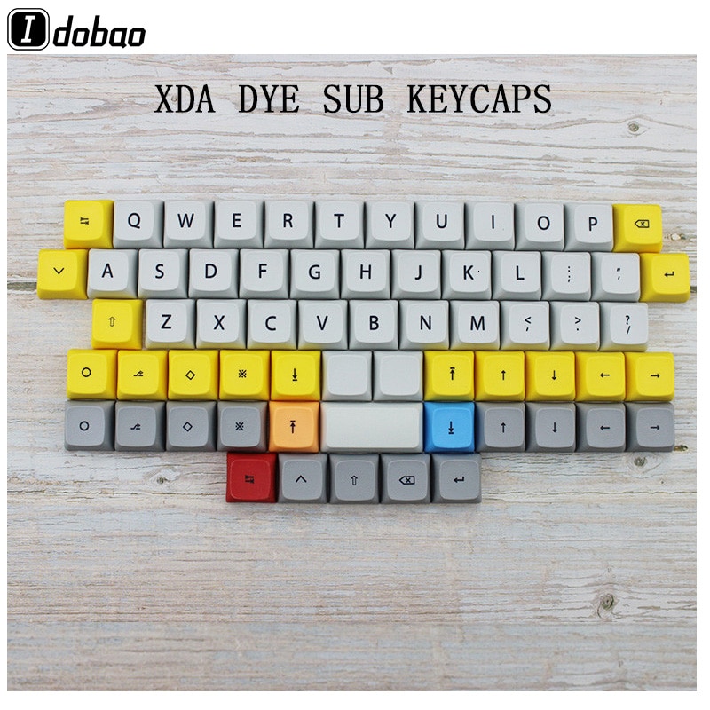 Idobao 40 Mechanische Toetsenbord Xda Keycaps Profiel Dye Sub Pbt 64 Toetsen Voor Cherry Mx Mini 60% Keyboard Kit Gamer toetsenbord