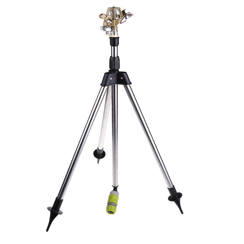 Garden Lawn Farmland Plant Watering Tripod Impact Sprinkler Irrigation Kits Outdoor 30-360 Degree Garden Supplies