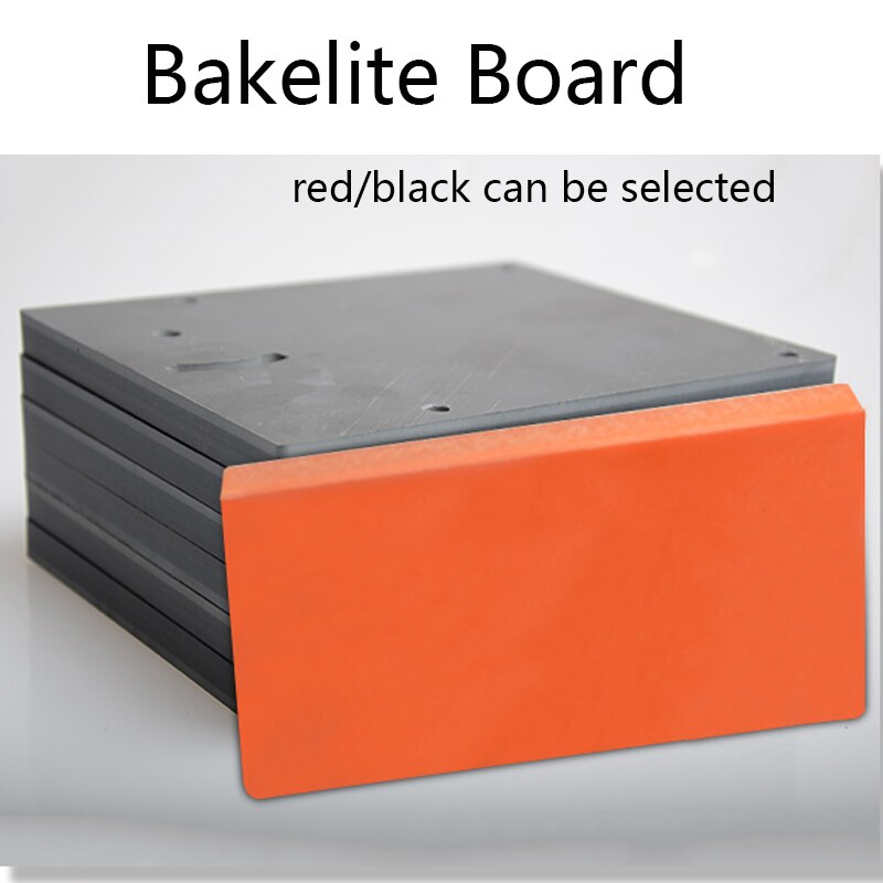 Bakelite Flat Plate Sheet Phenolic Resin Red Black Insulation Board Insulated Panels Electrostatic Prevention 1/2/3/5/6/8/20/mm