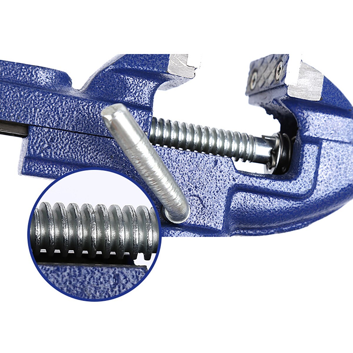 70mm Jaw Width Bench Vise Heavy Table Vise Universal Vise Desktop Vise Multifunctional 360 degree clamp fixture Hand Tool Access