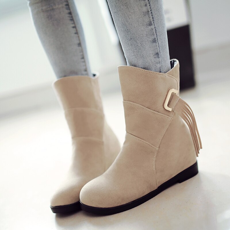 Rimocy talons cachés en peluche bottes de neige – Grandado