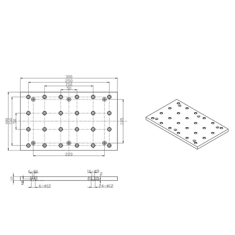 Mesa de trabajo para enrutadores CNC 3018, fresadora, bricolaje, máquina de grabado, herramientas