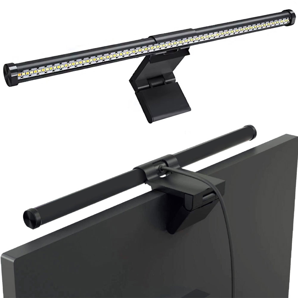 Monitorlichtbalk Led-licht Bureaulamp Getimede installatie Dimmen Scherm Hangende lampen voor tafel Thuis Slaapkamer Escritorio Accesorios: Goud