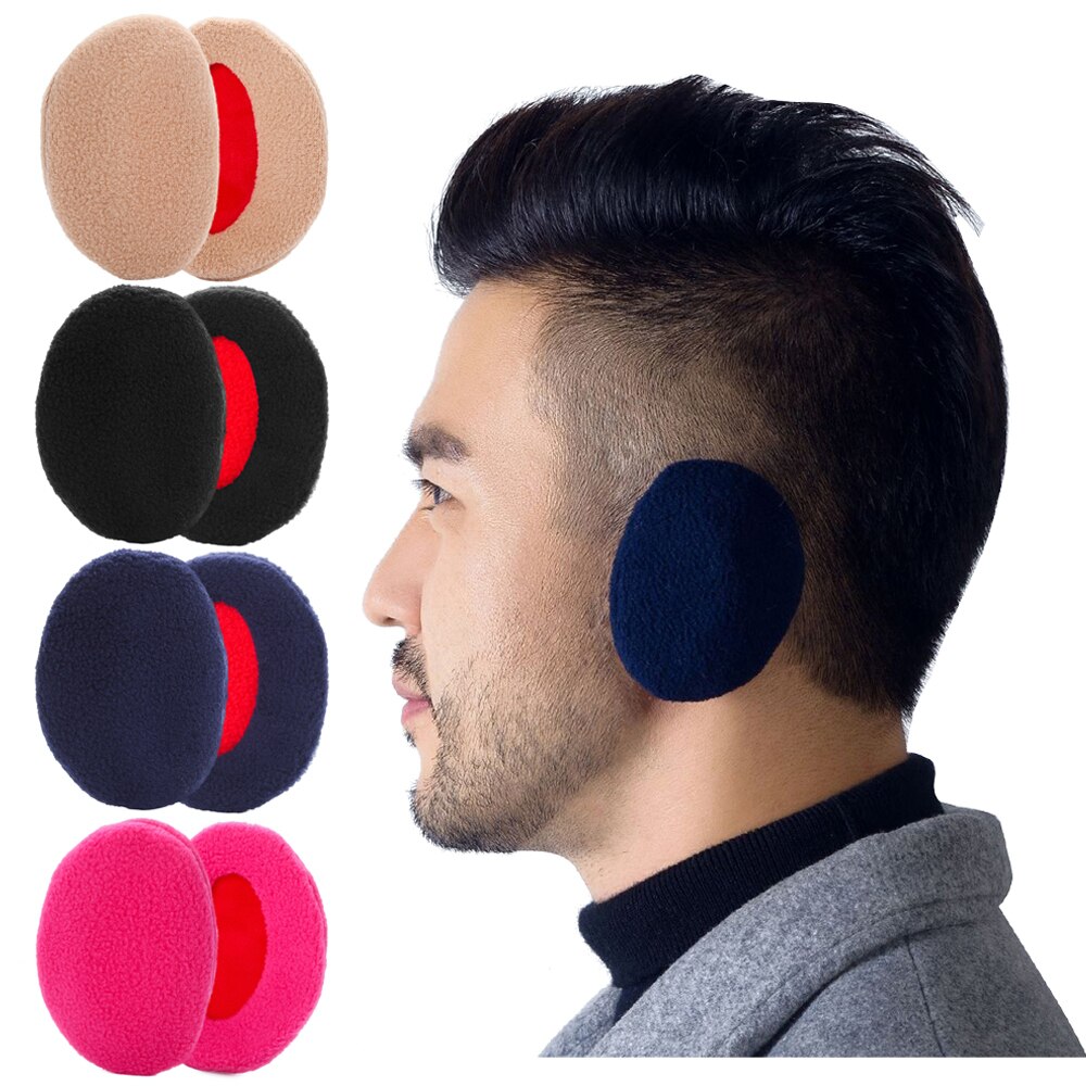 Adulte femmes homme hiver oreillettes sans bande chauffe-oreilles cache-oreilles couverture d'oreille polaire cache-oreilles: Set5-L