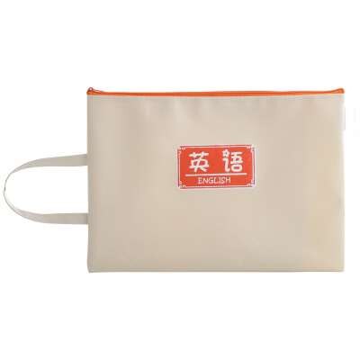 1 pcs Document bag canvas A4 student tote bag book bag single-layer tuition bag information storage work bag tuition bag: NO2