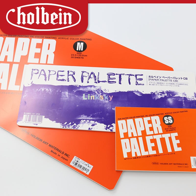 Holbein Papier Paletten, Säure Freies Palette Papier, Glatte Mischen Oberfläche, papier Farbe Palette Abgerissen Werden Kann, Bequeme Lagerung
