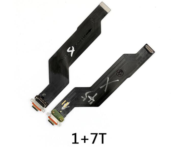 Oneplus 5: lle yksi plus 5t yksi plus 6 6t 7t 1+ x puhelimen usb -pistoke latauslauta latauslevyn joustava kaapeli ja mikrofoni: Yksi plus 7t