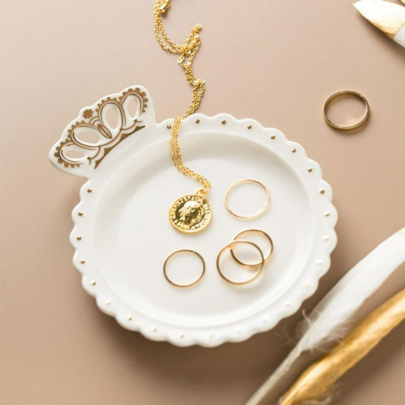 Nordic Stijl Sieraden Ketting Gerechten Keramische Snack Snoep Opslag Trays Thuis Bruiloft Decoratie Platen Ambachten Fotografie Props: 14