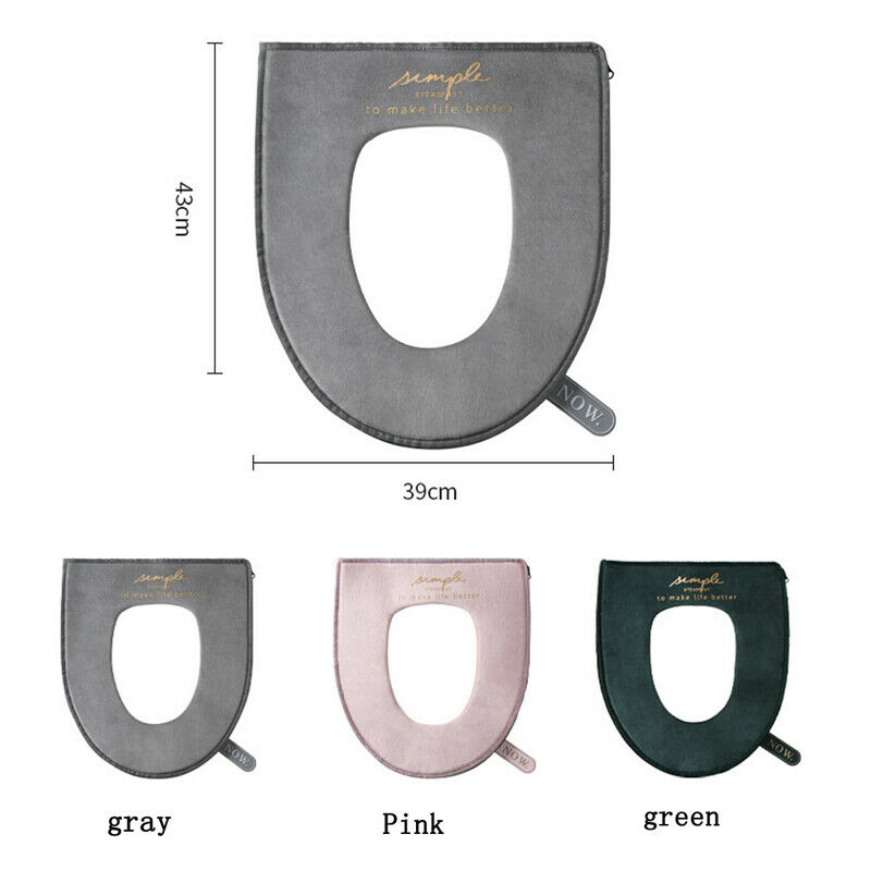 1Pc luksus sedes robić łazienki pokrowiec zmywalny ocieplacz na zimę aksamit drukowany mata toaletowa