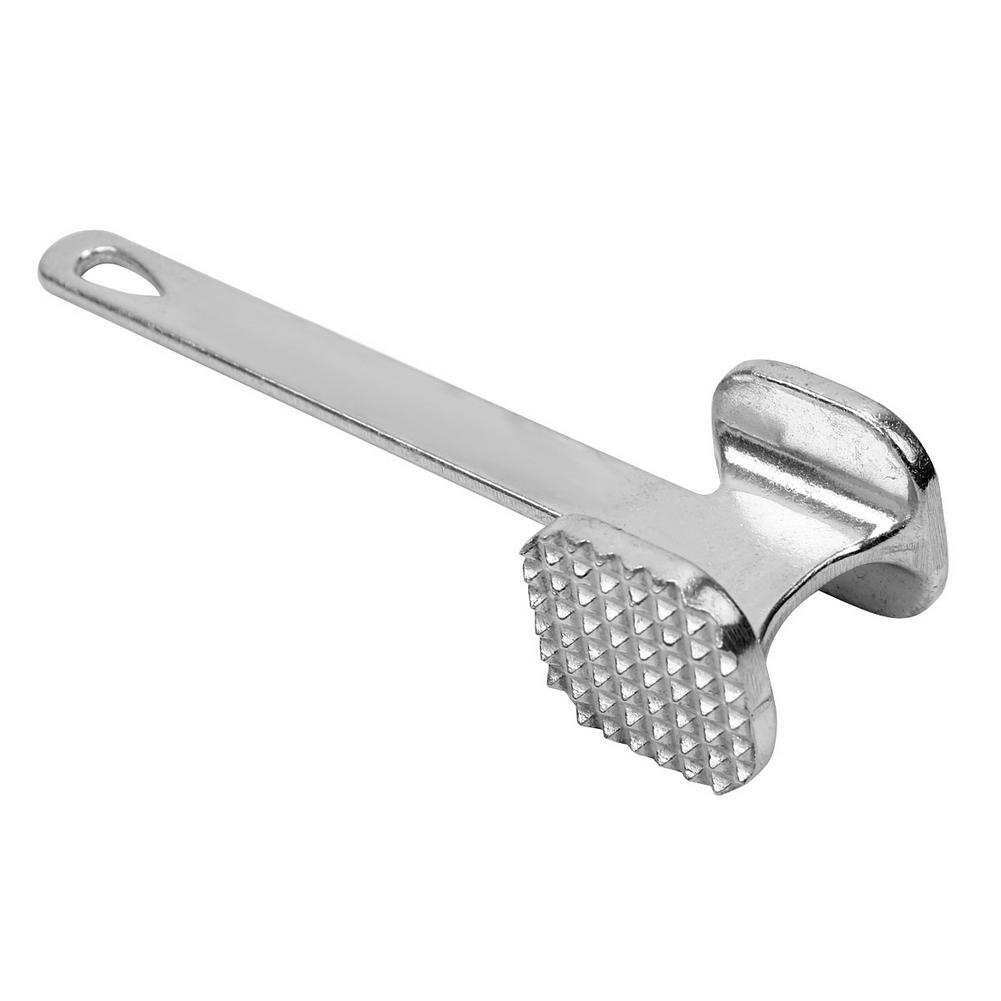 Two Sided Aluminum Meat Hammer Mallet Tenderizer Beef Pork Chicken Poultry Cutlet Beater Hammer Kitchen Cooking BBQ Tools
