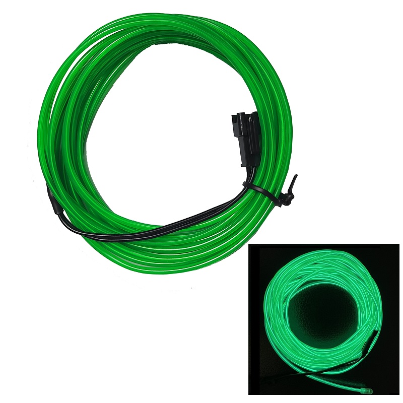 Luz de neón Flexible de 1M/3M/5M/10M, cable EL Led neón para de baile, decoración de ambiente, lámpara RopeTube, tira Led Multicolor impermeable