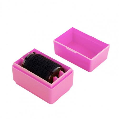 Stamp Roller Useful Small Businesses Identity Theft Protection Stamp Plastic Identity Theft Protection Stamp:  Pink