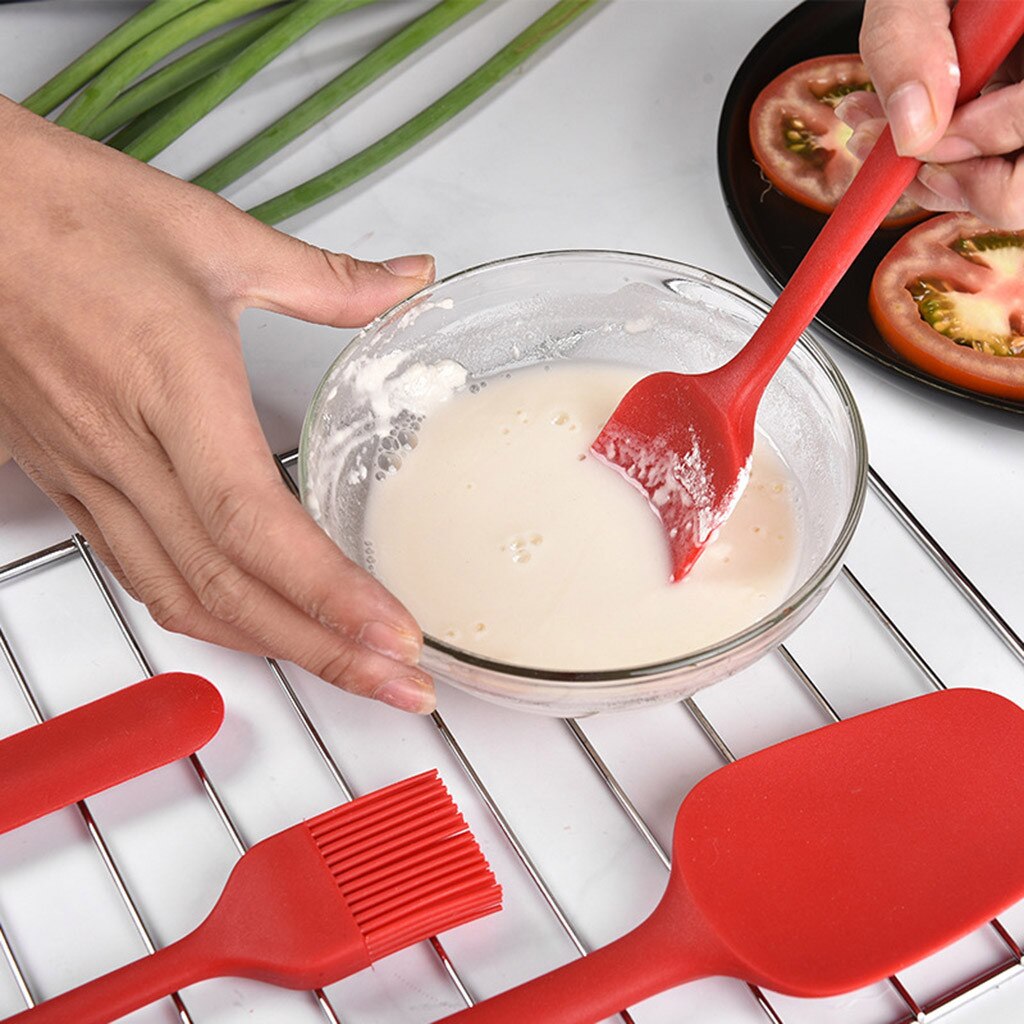 Prestige 48805 Spatel Set, Silicone, Rood