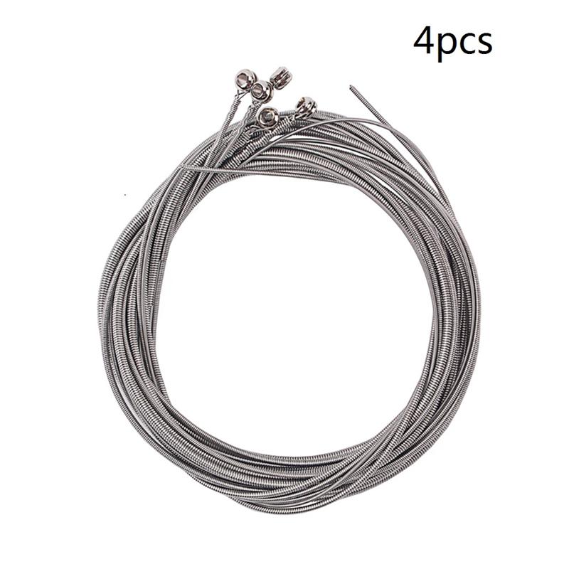 5 Pcs Stainless Steel Bass Strings Bass Guitar Parts Accessories Guitar String Gauge Bass Guitar Music Accessories (U31): U30