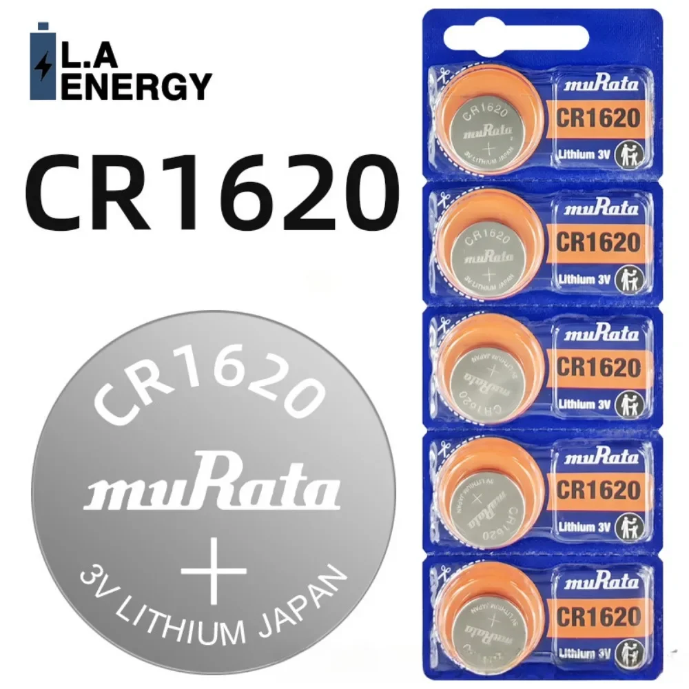 2 peças cr1620 80mah capacidade 3v bateria de lítio lm1620 br1620 ecr1620 kcr1620 cr 1620 5009lc células tipo moeda relógio brinquedos baterias
