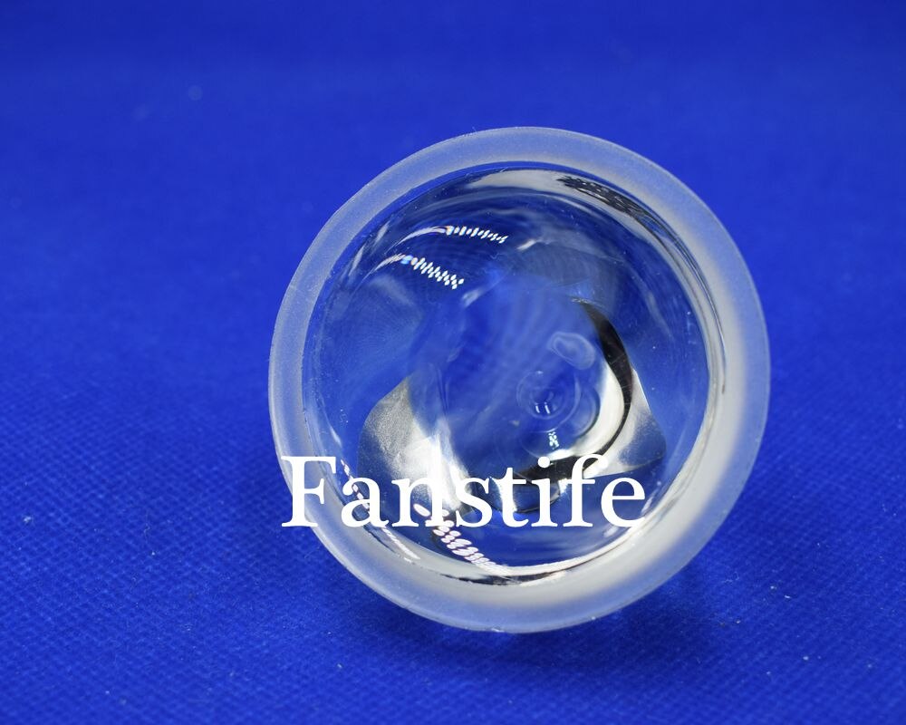 Ângulo de iluminação de 30 graus 78mm lente de vidro óptico led 51mm altura estrada lâmpada spotlight cob lentes de vidro