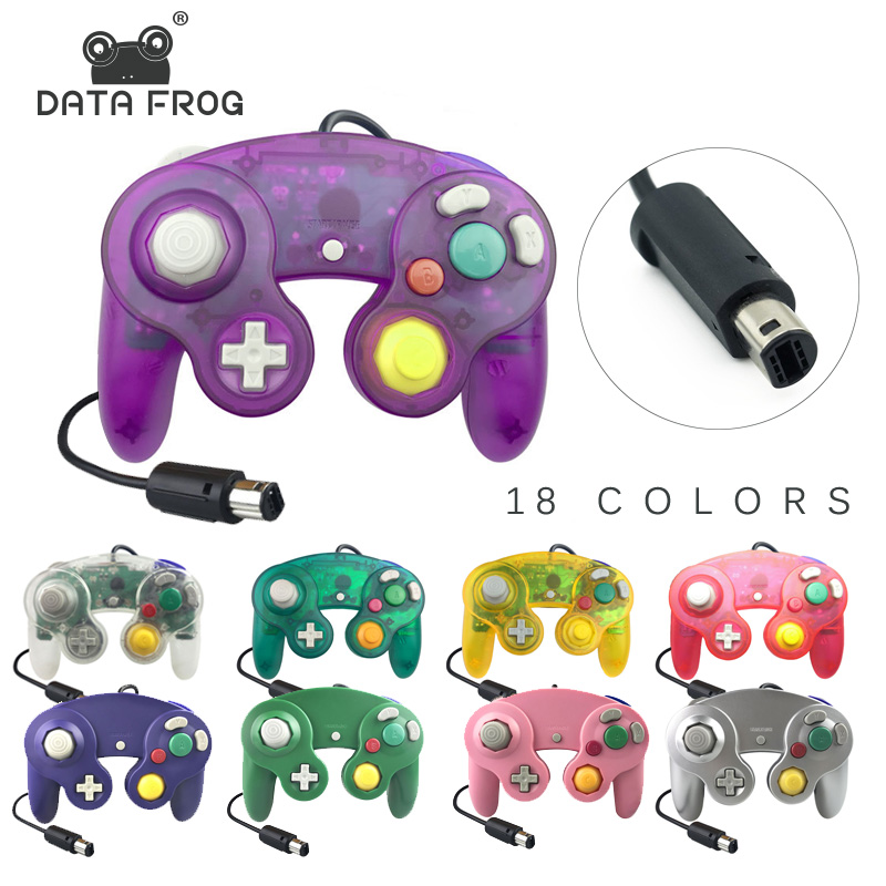 DATA FROG Classic Wired Controller Joypad Joystick Gamepad For Nintend For Gamecube Controller For Wii Vibration Gameing