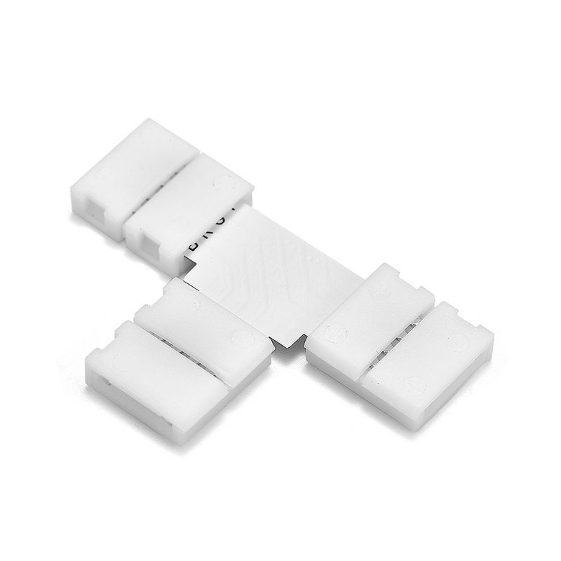 RGB Connectors 4 Pin L Kruis T Vorm LED Strip Connector PCB Lassen RGB Connector Voor 10mm 3528 5050 RGB LED Strip Verlichting