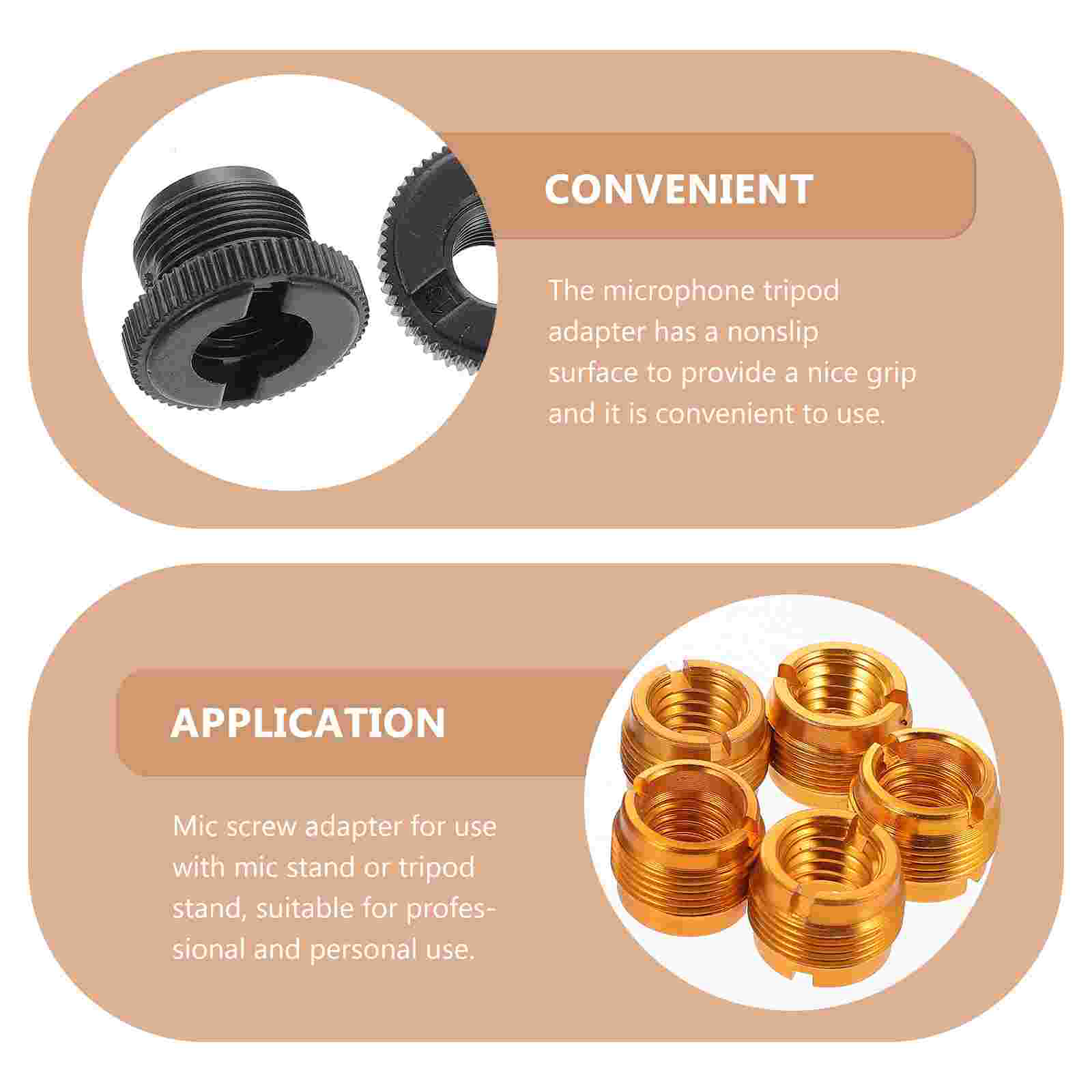 10 Stuks Adapter Mic Schroef Microfoon Cameraaccessoire Set Houder Vrouwelijke Boom Conversie Stand Adapters 8 Statief Draad