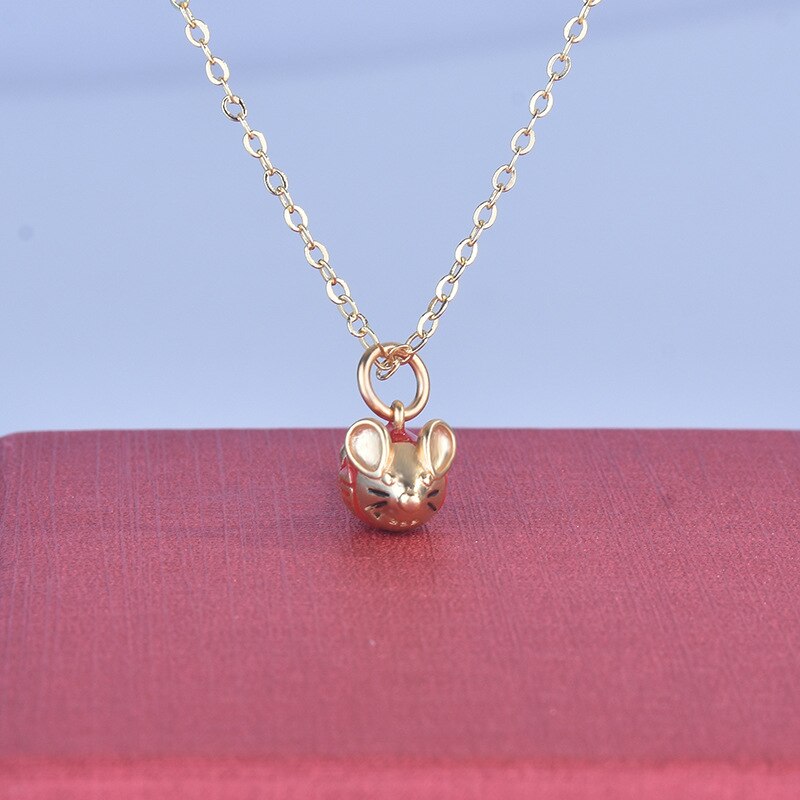 Alte kupfer überzug gold alten ratte glück tiere schmuck halskette armband zubehör: 3