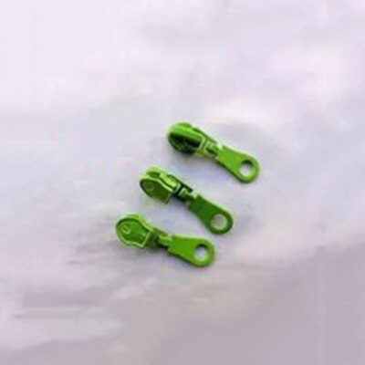 Cursori con cerniera Meetee 20 pezzi per cerniere in nylon 5 # borsa kit di riparazione con cerniera tasca di ricambio cerniere testa accessori per cucire fai da te ZT179: verde