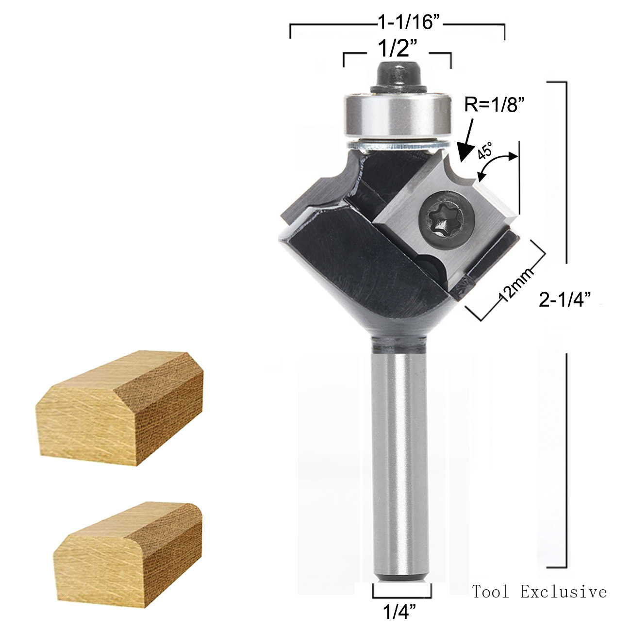 Holz fräser, austauschbare Klinge, flaches Eck schneidwerk zeug Mangan stahl Holz fräser