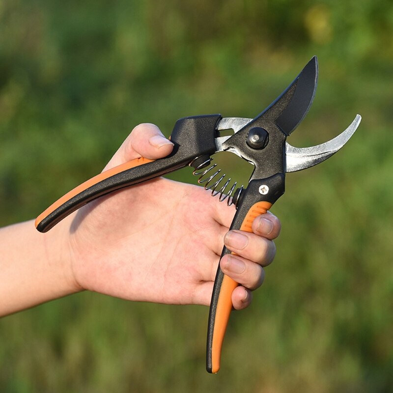 SK5 Plant Trim Horticulture Hand Pruner Cut Secateur Shrub Garden Scissor Tool Anvil Branch Shear Orchard Pruning Shears