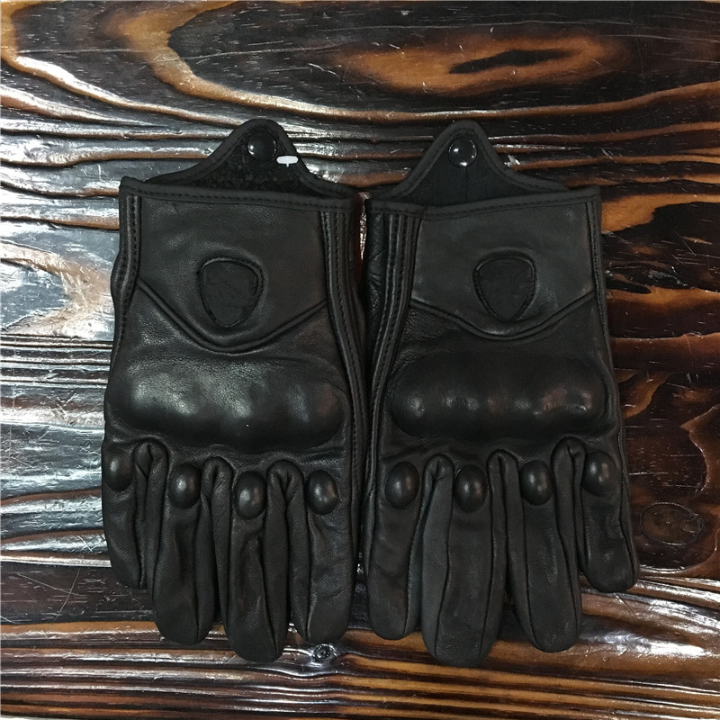 For Icon Leather Motorcycle Gloves Summer Perforated Classic Motorcyclist Gloves Women Enduro MX MTB Biker Accessories