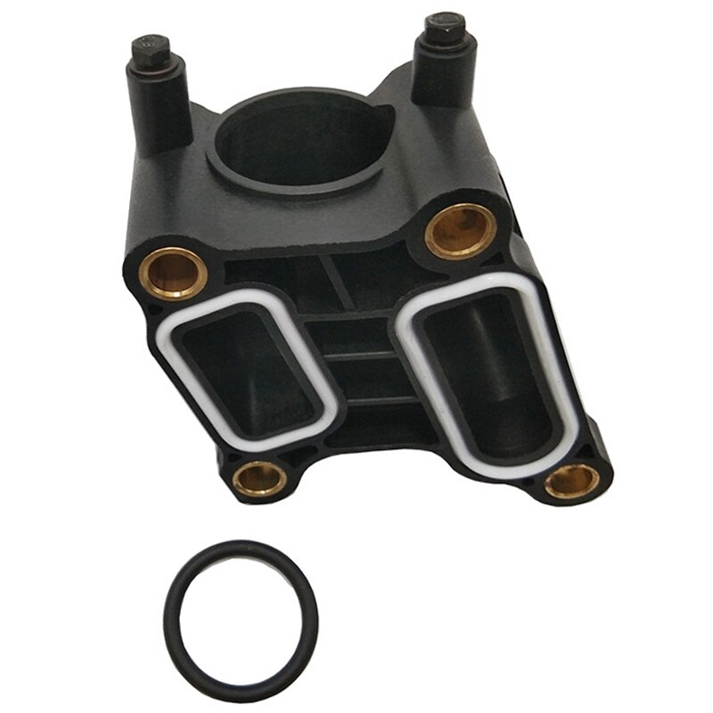 Carcasa de termostato negro para Chrysler, montaje de salida de agua refrigerante, 6048001, 5017183Ab 902301, 4792329