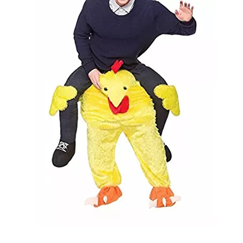 Turkey Ride On Mascot Animal Costumes Piggyback Oktoberfest Cosplay Clothes Christmas Easter Party Dress Up Novelty Toys Disfraz