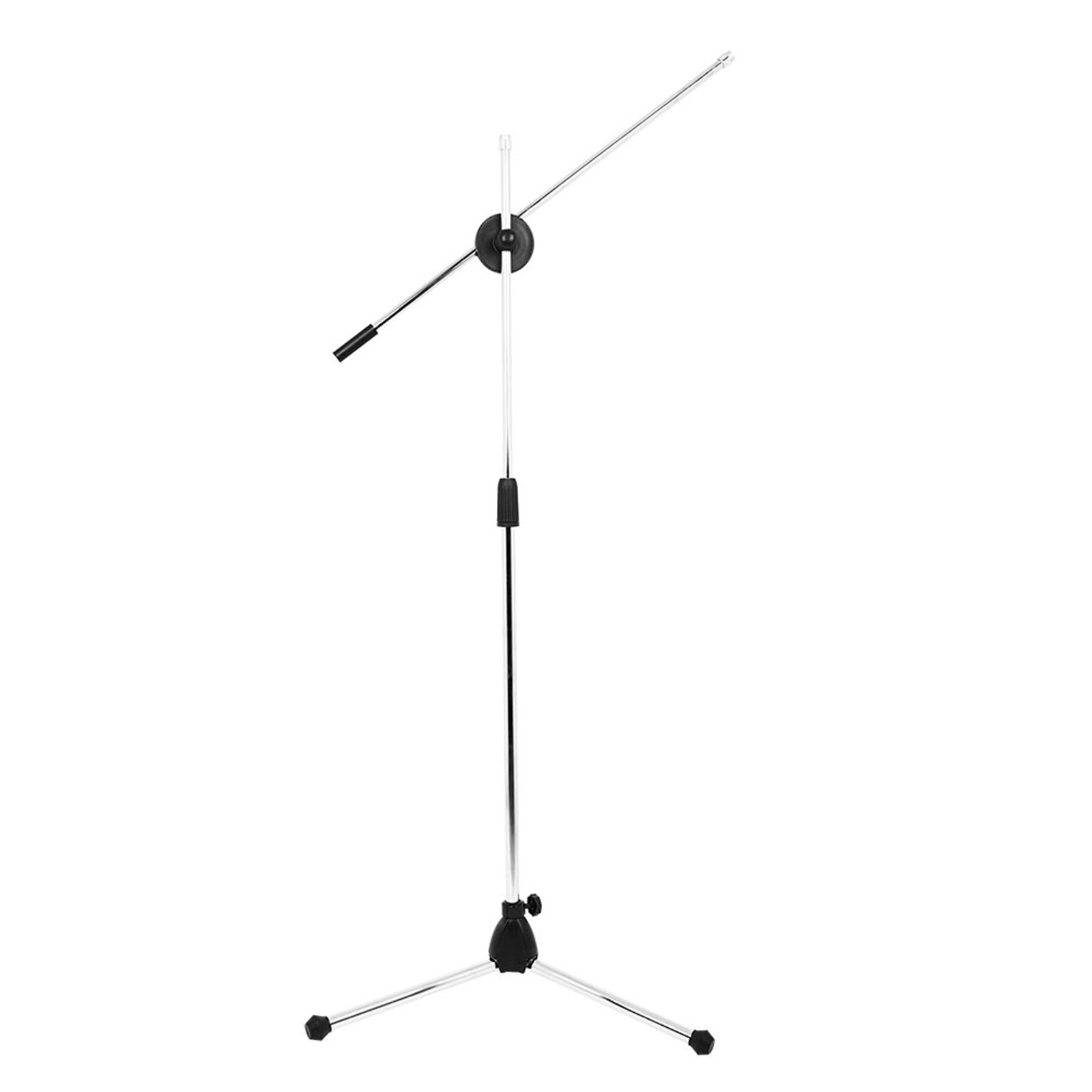 Microphone Stand Heavy Duty Adjustable Collapsible Tripod Boom Mic Stands with 2 Mic Clip Holders for Performance