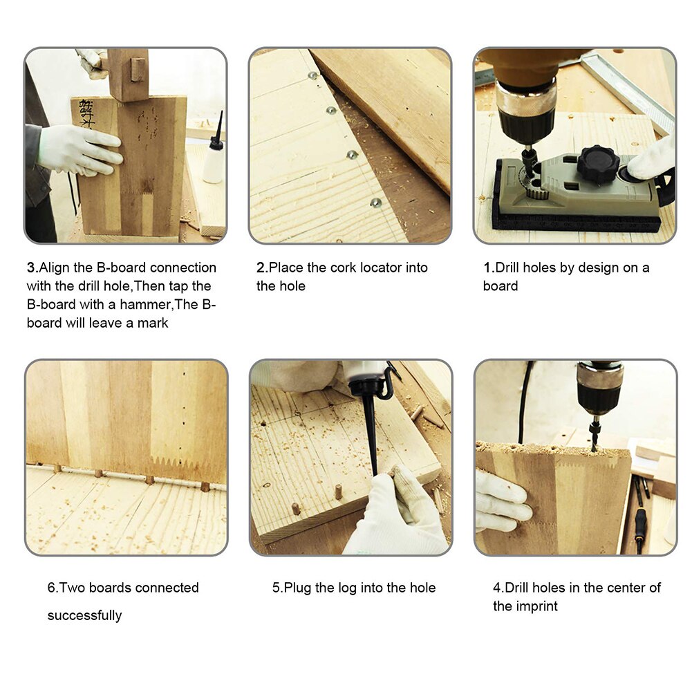 12PCS Center Points Pin Woodworking Alignment Tool Round Wood Pin Locator 6 8 10 12MM for Accurate Drilling Proper Dowel