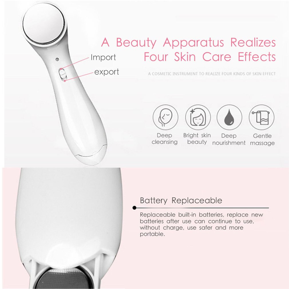 Washing Instrument Electric Iron Facial Washing Instrument Beauty Massage Face Cleansing Tool Facial Beauty Devices