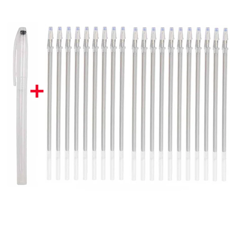 Stylo marqueur magique effaçable à la chaleur, 6 à 51 pièces, stylos en tissu qui disparaissent la température, marquage de ligne, accessoires de couture artisanaux pour bricolage: Gris foncé