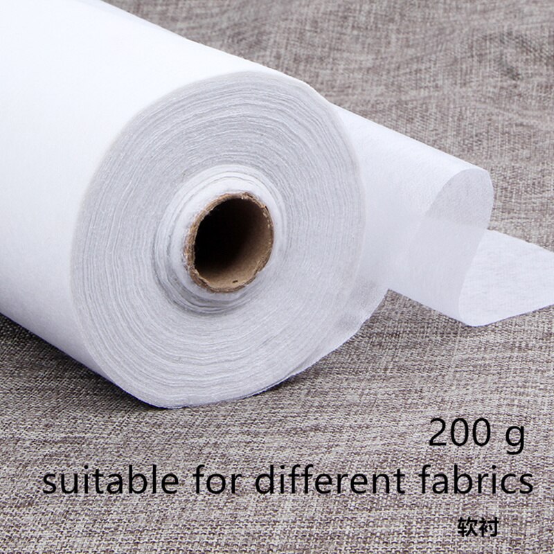 440G Interlining Hars Voering Composiet Niet-geweven Stof Buckram Vullen Padding Ijzer-Op Gordijn, hoed Dakranden, Zakbodem: Soft lining 200g