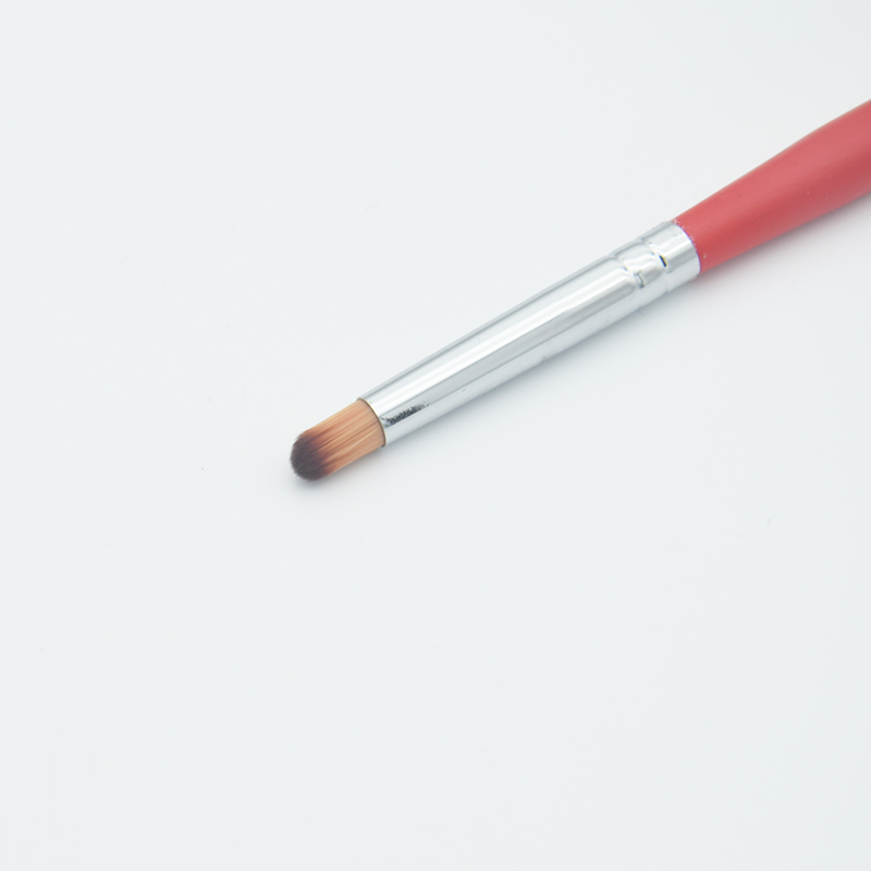 AKiHi-pinceles para pintar uñas, degradado, redondo, con tapa, decoración de uñas