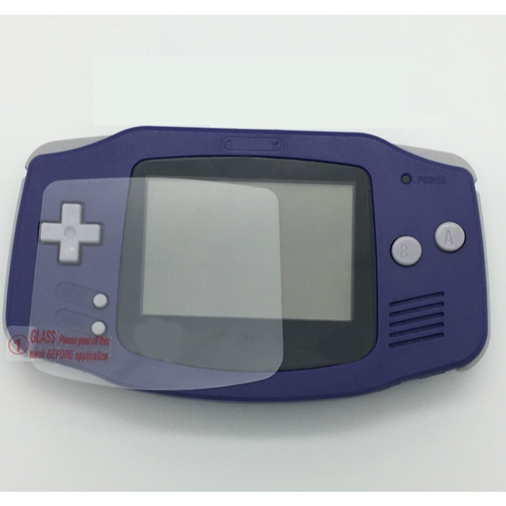 Filme protetor de tela protetora para gameboy cor para gba gbasp gbc gb gbp game console 9h claro vidro temperado anti explosão: GBA